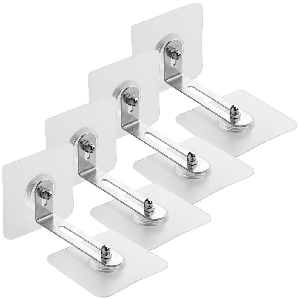 Wall Anchor Plastic - Ancrages muraux pour meubles, 4 pièces,