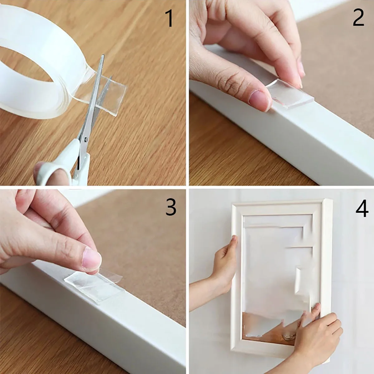 Home Improvement And Tools - Ruban Nano Double Adhésif Puissant Transparent