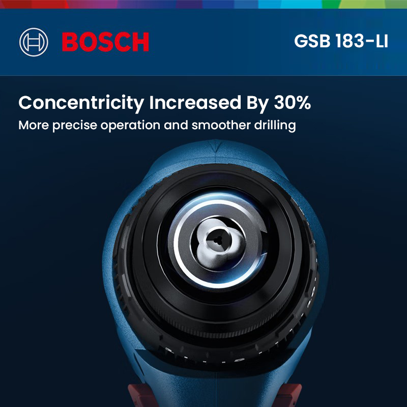 Power Drill Cordless - Perceuse-visseuse électrique Bosch GSB 183-LI, perceuse
