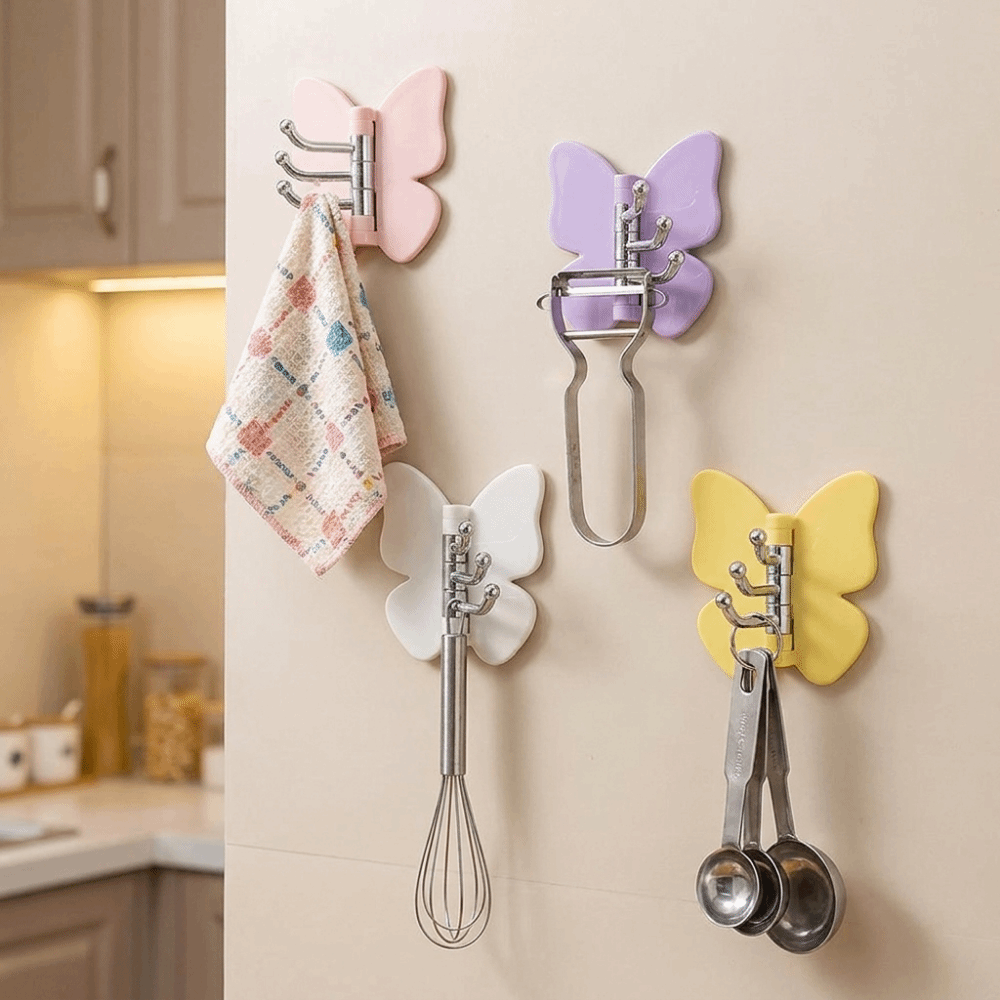 4 crochets muraux papillon rot - Wall Anchor Plastic avis et prix