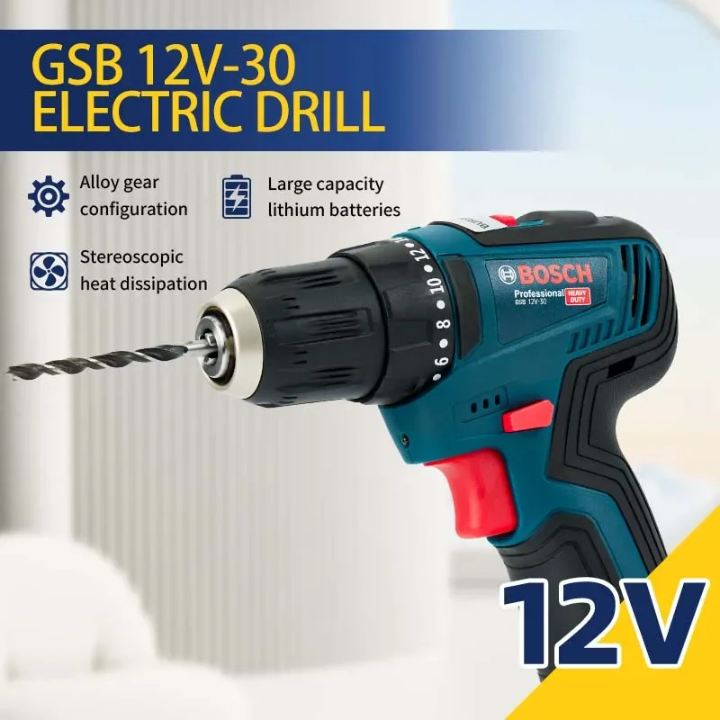 Perceuse électrique Bosch-GSB  - Power Drill Cordless avis et prix