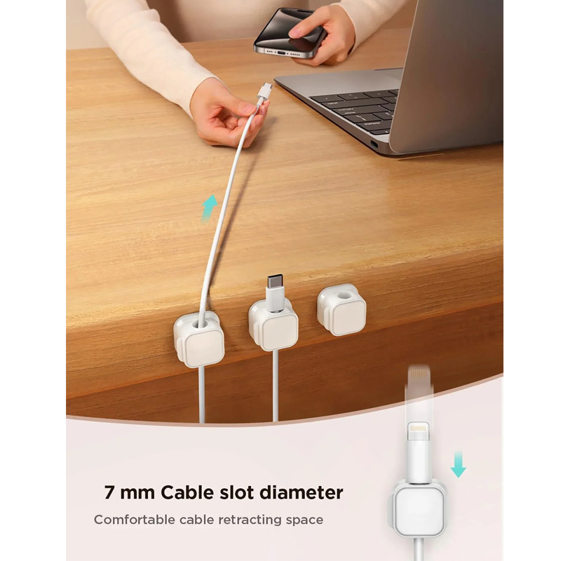 ​ Clips de câbles magnétiques, - Wall Anchor Plastic avis et prix