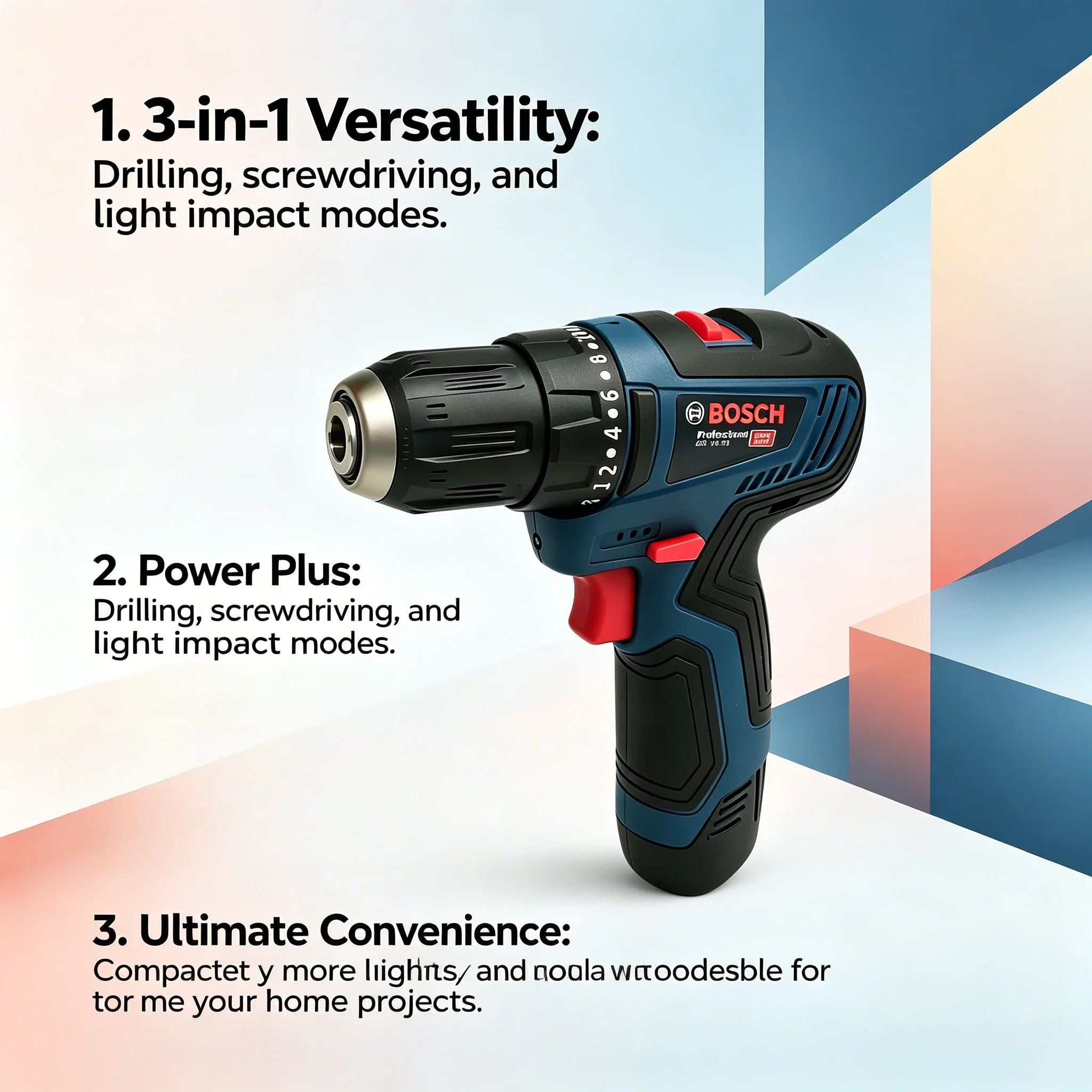 Perceuse électrique Bosch-GSB  - Power Drill Cordless avis et prix