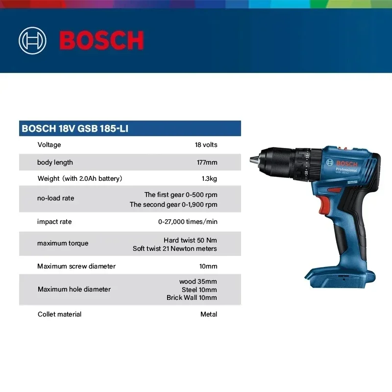 Perceuse à percussion sans fil - Power Drill Cordless avis et prix