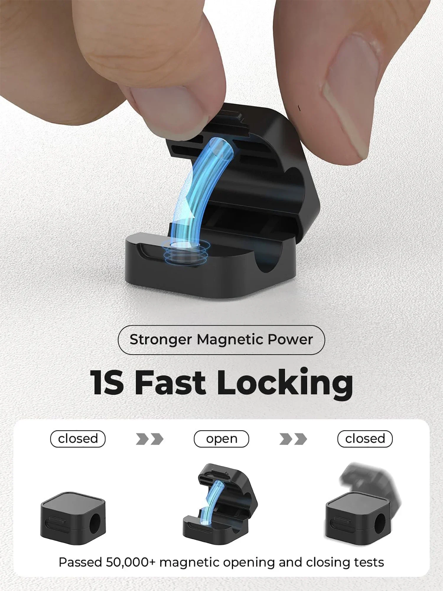 ​ Clips magnétiques pour câble - Wall Anchor Plastic avis et prix